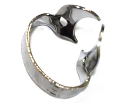 Gloss Finish Wingless Clamps #W14A - Полированные бескрылые кламмеры