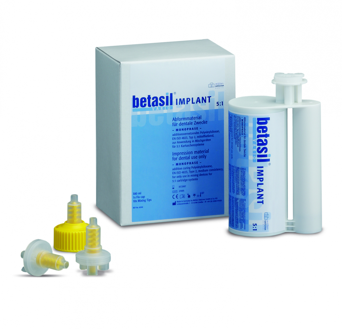 betasil VARIO IMPLANT в двойном картридже 5:1 (2 х 380 мл)