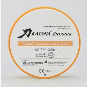 Katana Zirconia UTML, цвет ENW, толщина 22 мм, Kuraray Noritake - диск циркониевый