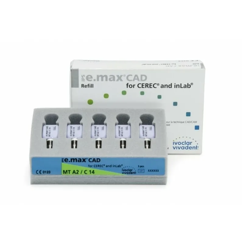 Блоки IPS e.max CAD CEREC/inLab MT A1 C14 5 шт.