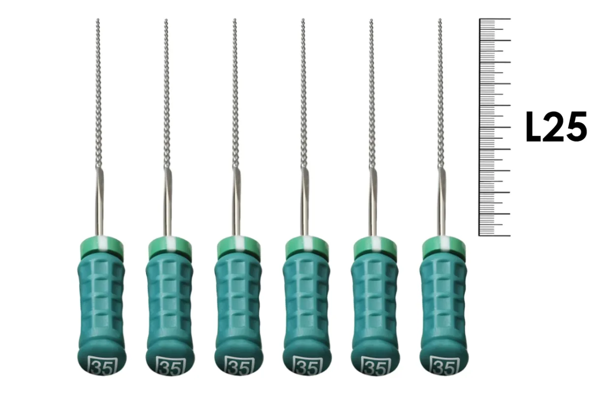 H-File M-Access 25мм №35 (6 шт), Dentsply Sirona - ручные файлы, каналорасширители