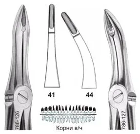 Щипцы №44, Surgicon - для удаления корней верхней челюсти