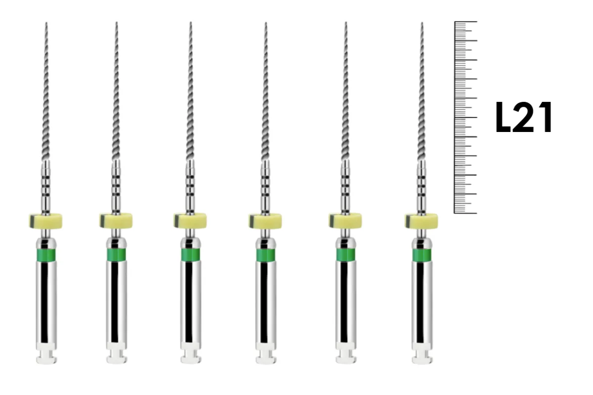 ProFile RA 21мм .02 №35 (6 шт), Dentsply Sirona - машинные файлы, каналорасширители, никель-титан