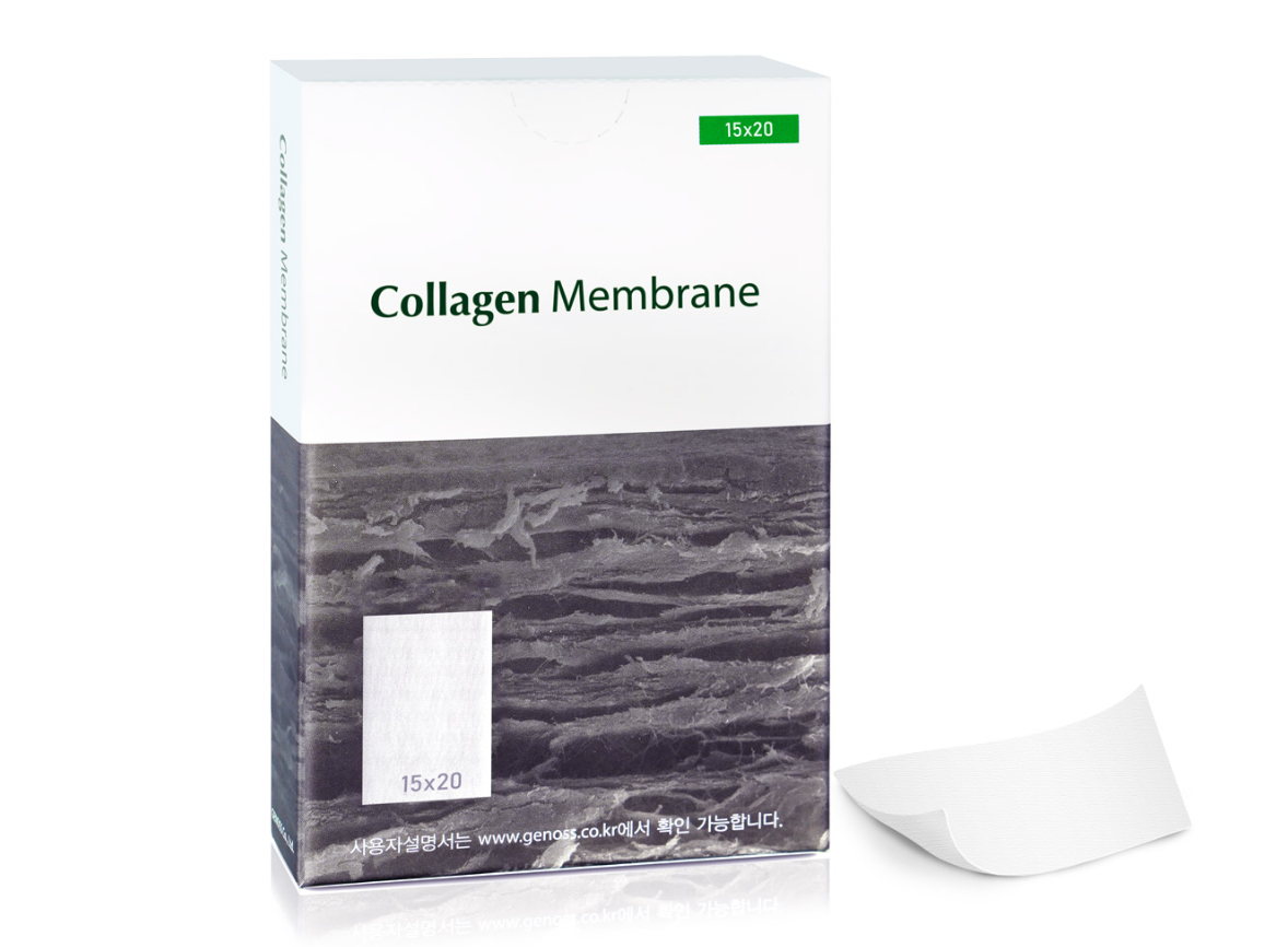 Резорбируемая мембрана Collagen Membrane, Genoss (Ю.Корея). GCM1520