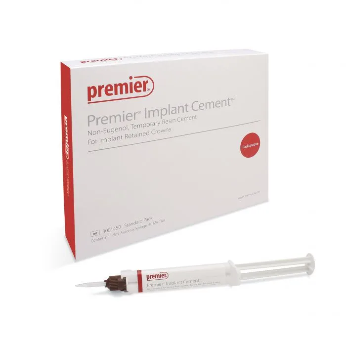 Premier Implant Cement (1 х 5 мл + 10 насадок) безэвгенольный цемент для фиксации