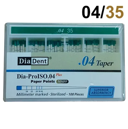 Абсорберы конусные 04 №35 (100шт) DiaDent