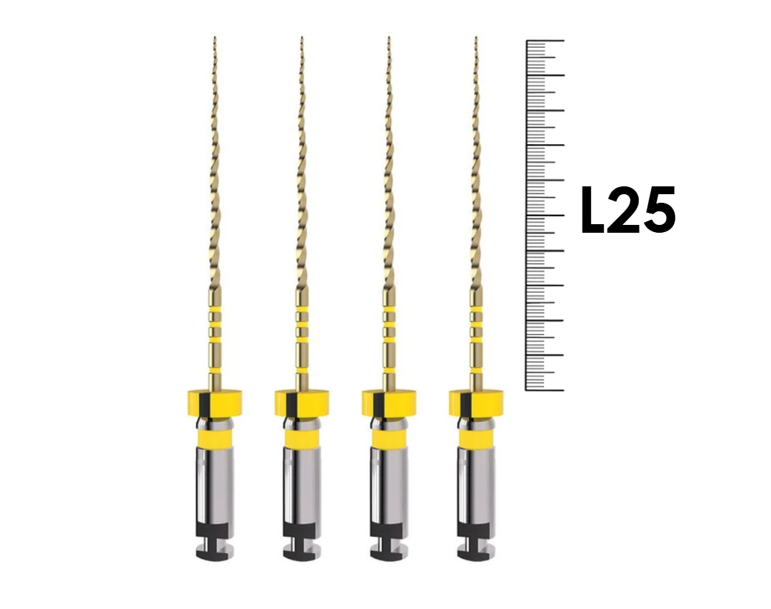 TruNatomy Small 25мм (4 шт), Dentsply Sirona - машинные файлы, стерильные