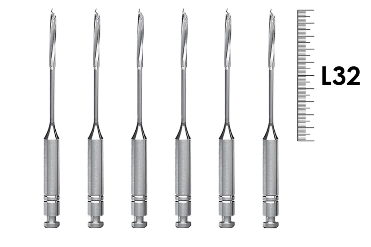 Largo RA 32мм №2 (6 шт), Dentsply Sirona - расширители прямых корневых каналов