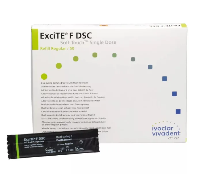Variolink ExciTE F DSC Single Dose Regular адгезив двойного твердения выделяющий фтор средний 50 x 0.1 г