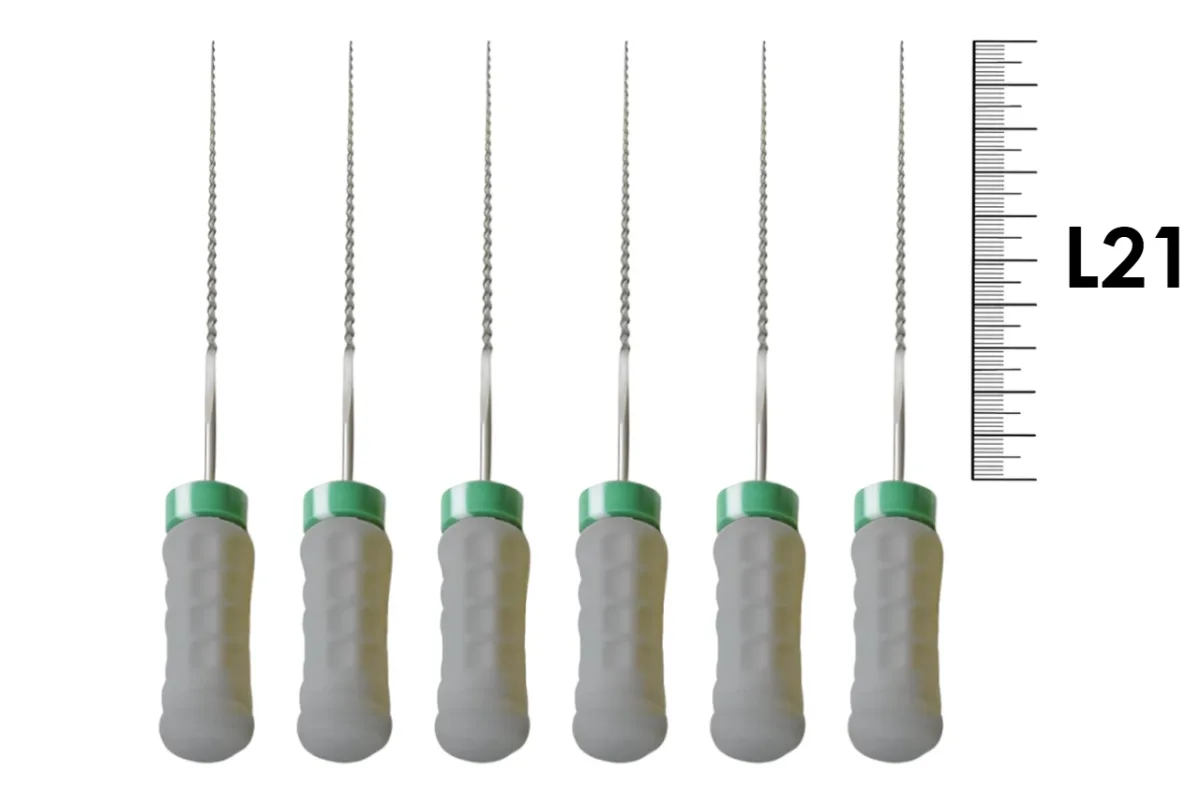 H-File M-Access 21мм №08 (6 шт), Dentsply Sirona - ручные файлы, каналорасширители