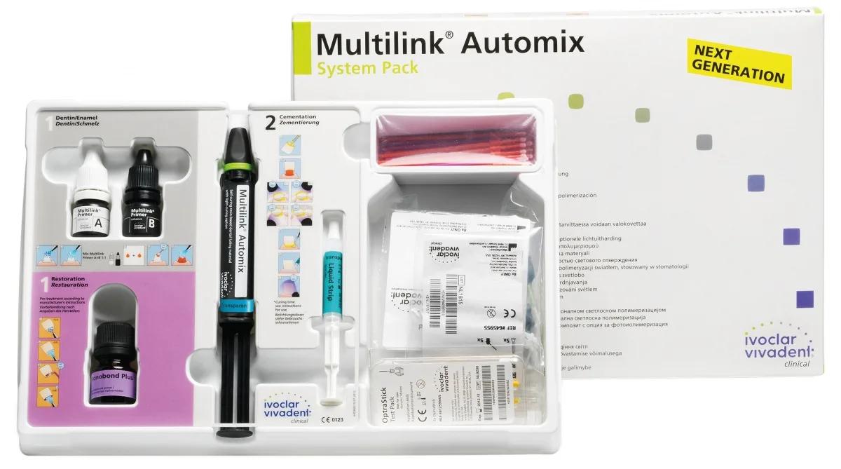 Multilink Automix System Pack прозрачный (набор) - система адгезивной фиксации непрямых реставраций