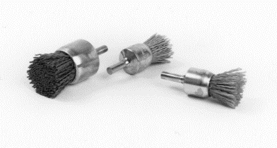 Mandrel mounted brushes