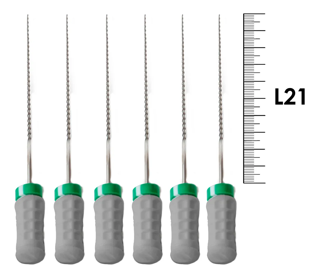 K-Reamer M-Access 21мм №08 (6 шт), Dentsply Sirona - ручные файлы, каналорасширители