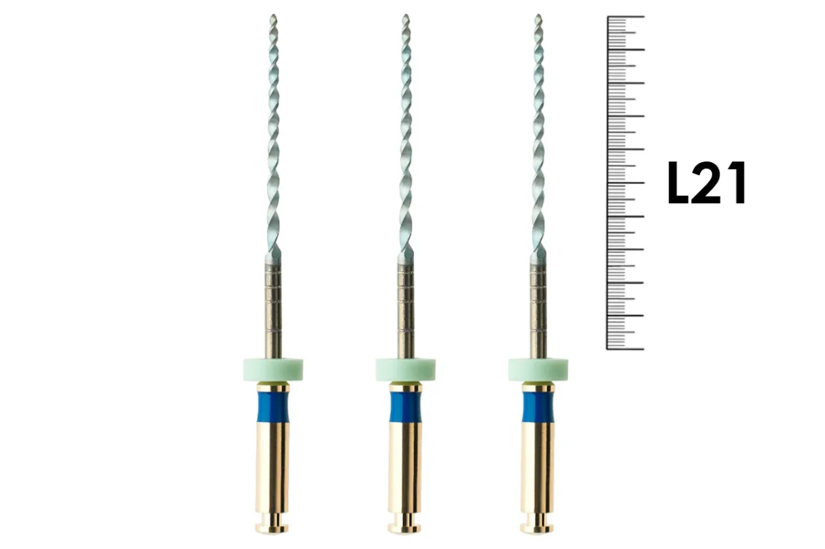 HyFlex EDM 21мм, .02, N60 (3 шт), Coltene - машинные файлы, NiTi, финишные