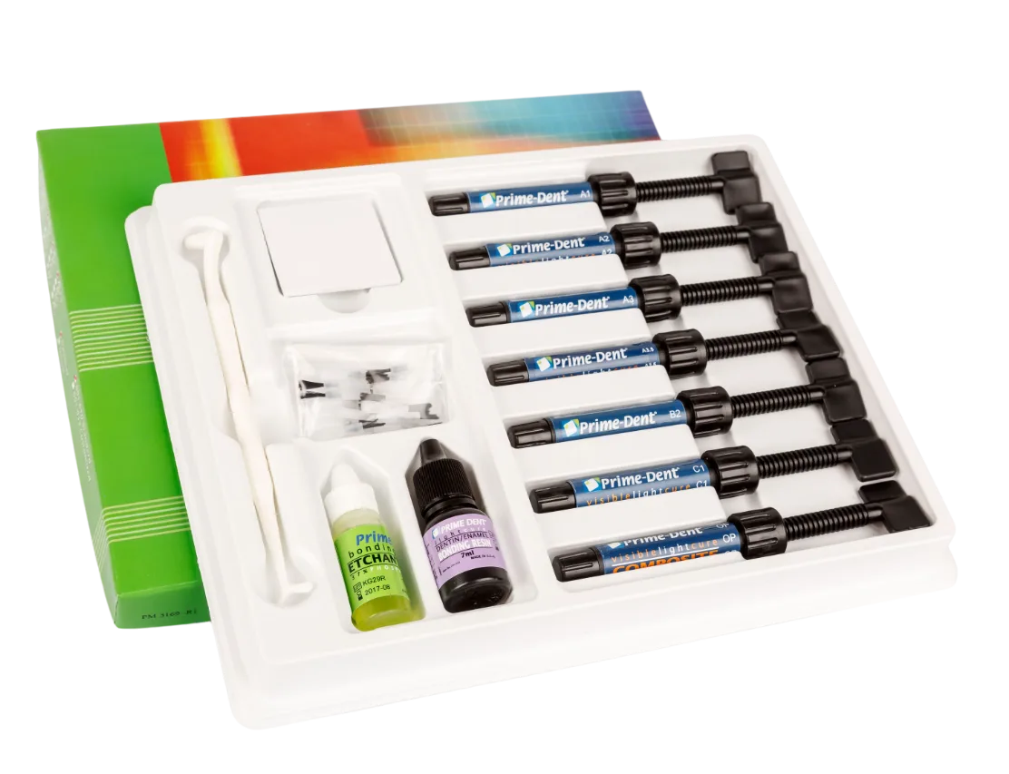 Prime-Dent Hybrid Composite Visible Light Cure набор - (7х4,5г.)