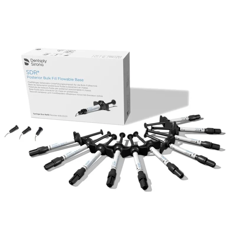SDR Plus Starter Kit, композит для жевательных зубов, набор в шприцах (10 x 1 г.), Dentsply