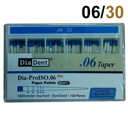 Абсорберы конусные 06 №30 (100шт.) DiaDent