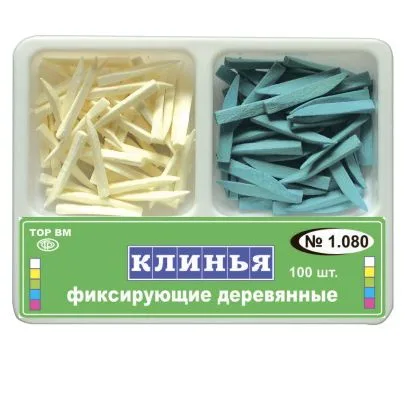 ТОР-1.080-1 Клинья фиксирующие деревянные (100 шт.) Белые