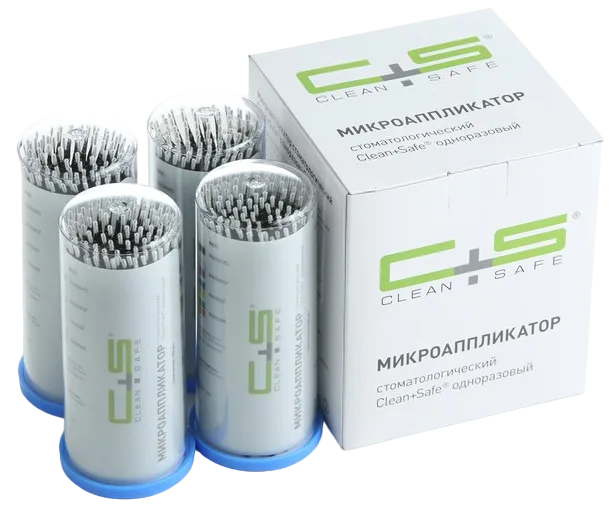 Аппликаторы Clean+Safe X-Slim черные (100 шт)