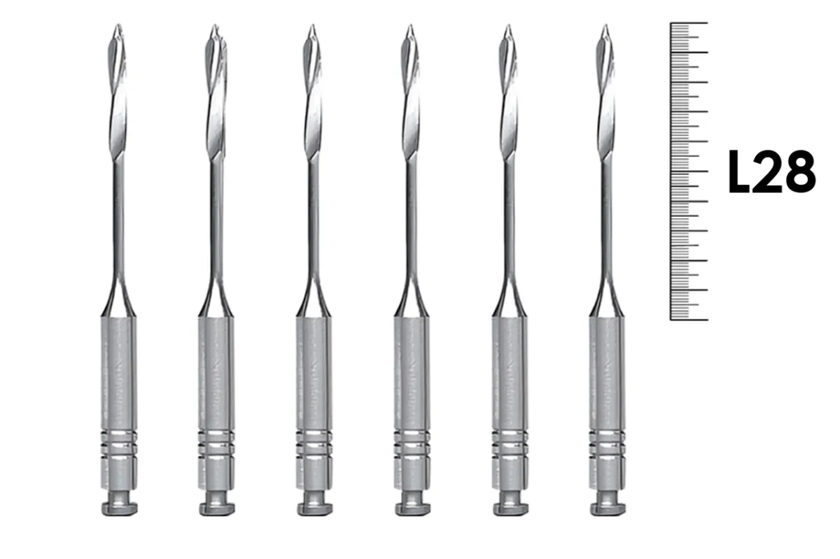 Largo RA 28мм №3 (6 шт), Dentsply Sirona - расширители прямых корневых каналов
