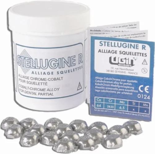 Сплав Stellugine R (1 кг) д/бюгелей, Cr(29%), Co(64%), Mo(6.5%), Франция