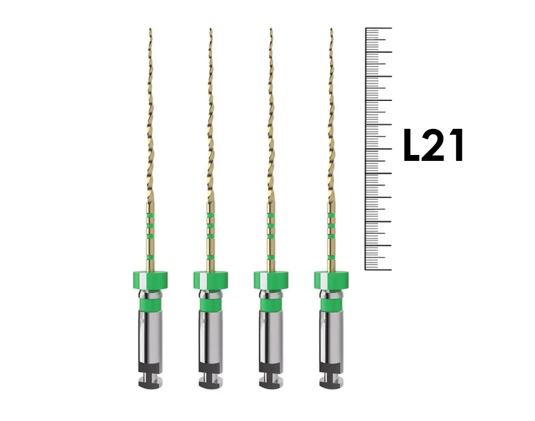 TruNatomy Medium 21мм (4 шт), Dentsply Sirona - машинные файлы, стерильные