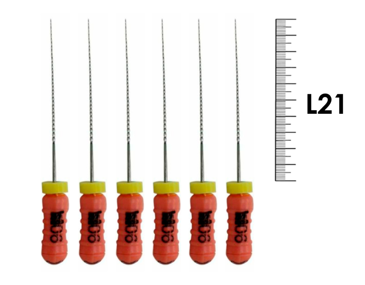 K-Reamer Pro-Endo 21мм №06 (6 шт), VDW - ручные файлы, каналорасширители