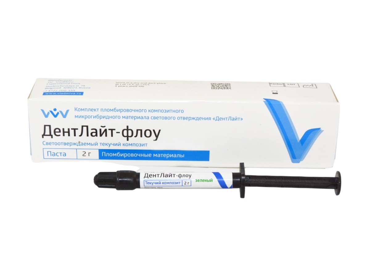 Жидкотекучие композиты Дентлайт Флоу