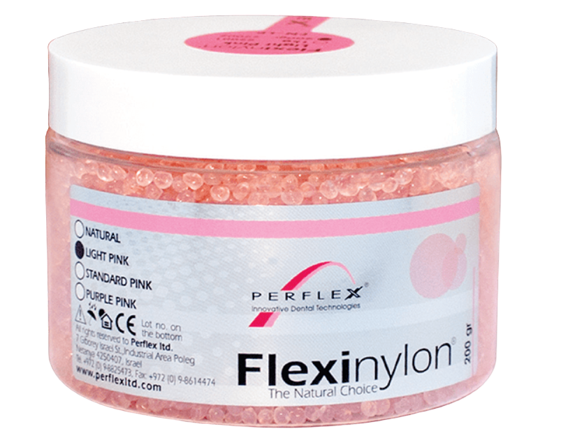 Термопластичный материал Flexinylon розовый 200гр