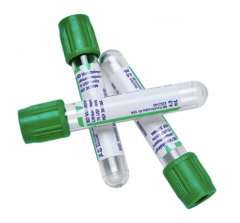 Пробирки (16х43мм, 0,8 мл,MiniCollect, с Li гепарином, с гелем, для плазмы, в комплекте с пробиркой пластмассовой несущей 13х75 мм, незатемненной)