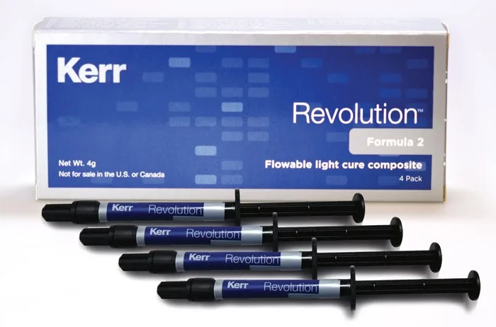 Revolution Formula 2 G2, жидкий композит, шприц (4 x 1 г.), Kerr