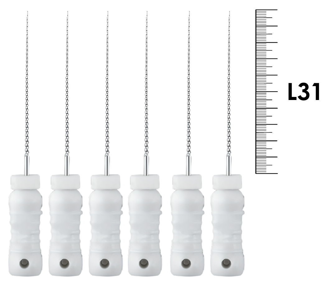 K-Reamer ReadySteel 31мм №90 (6 шт), Dentsply Sirona - ручные файлы, каналорасширители, в стерильном блистере