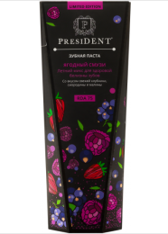 Зубная паста PRESIDENT LE ЯГОДНЫЙ СМУЗИ (RDA 75), 75 мл
