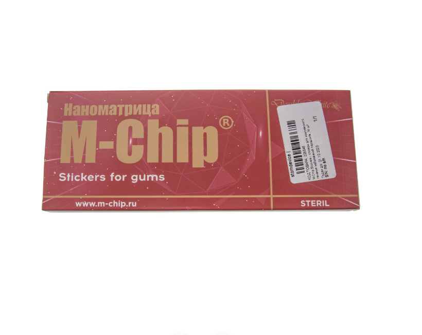 Double White M-Chip Stickers - стикеры для комплексного лечения заболеваний пародонта, 14 шт