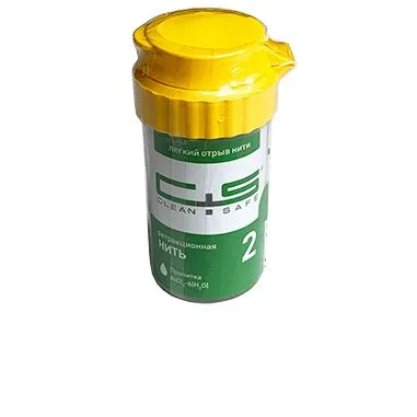 Нить ретракционная, вязаная, хлопок, без пропитки, №2, Clean+Safe
