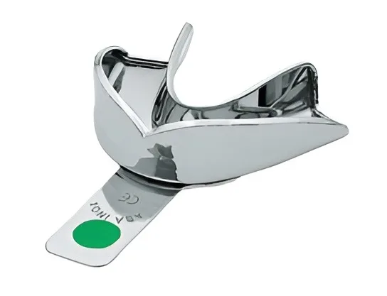 Ложка слепочная нижняя большая (L) без перфорации с бортиками Asa Dental