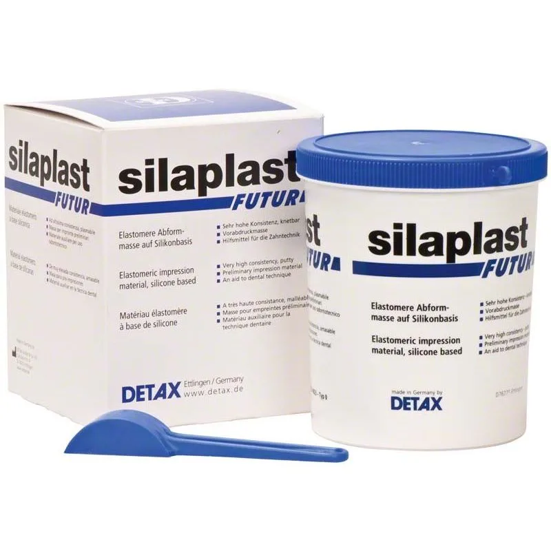 Silaplast FUTUR. Базовый слой. С-силиконовый оттискной материал (900мл.), Detax