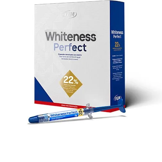 Whiteness Perfect 22% (4шпр.х3г, 2 плас., контейнер)-домашнее дневное отбеливание на основе перекиси карбамида, FGM