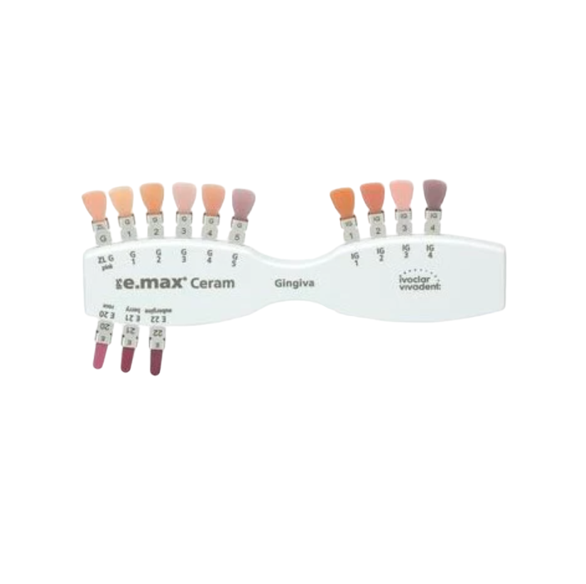 Расцветка десневых масс IPS e.max Ceram Gingva