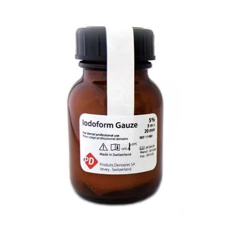 Iodoform gauze ( 5% )