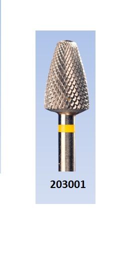 Фреза жел. 203001 шир.конус Супермелкая крестообр. нарезка