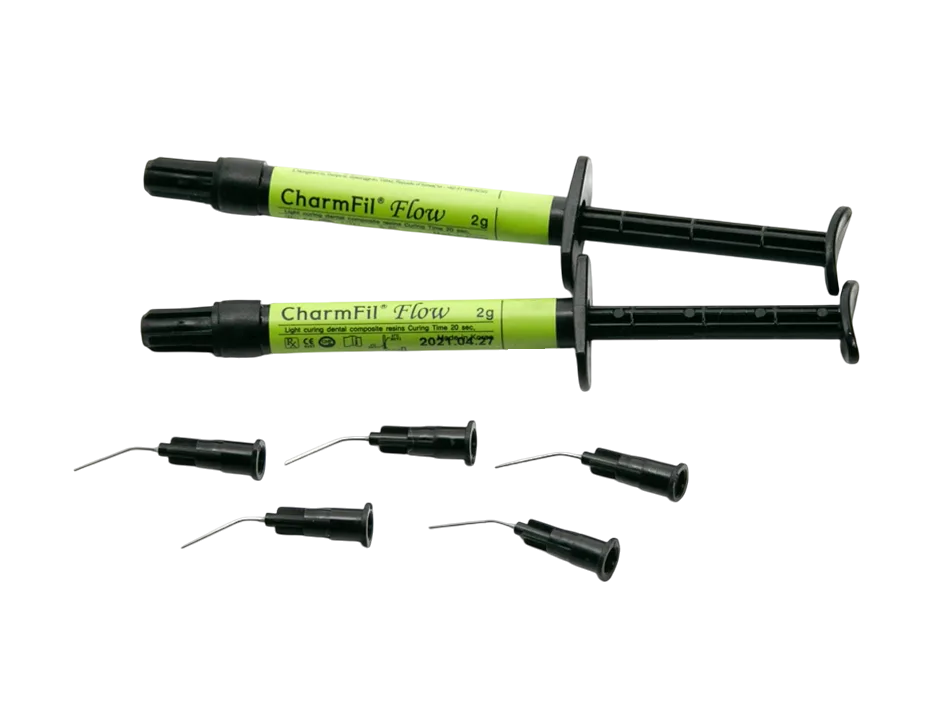 CharmFil Flow A3.5, микрогибридный композит, шприц (2 х 2 г.), Dentkist