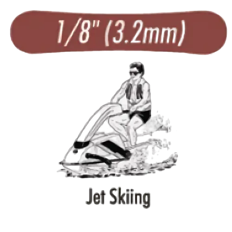Резиновая тяга Jet Skiing (Водный мотоцикл) (1/8) 3.2 mm Heavy (6 oz.)