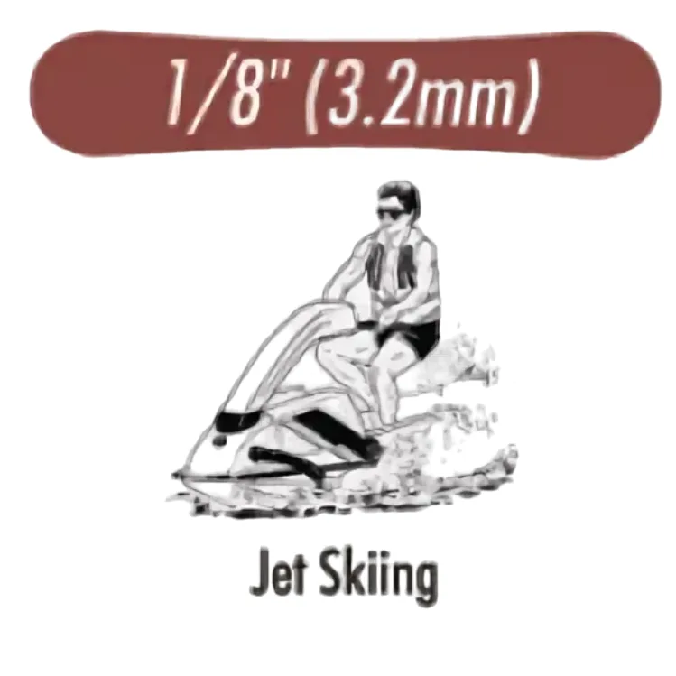 Резиновая тяга Jet Skiing (Водный мотоцикл) (1/8) 3.2 mm Heavy (6 oz.)