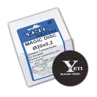 Диск отрезной для прессованной керамики Magic Disc, эластичный с алмазной крошкой, 10 шт.