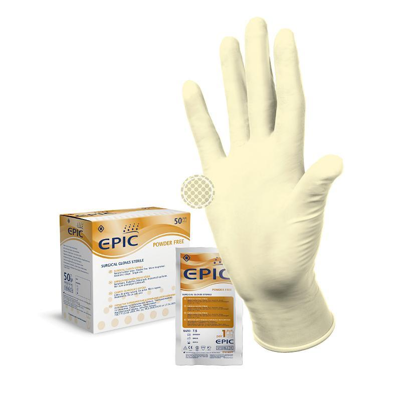 Перчатки Epic SGPF- хирургические стерильные латексные 6.0 (1 пара) Heliomed