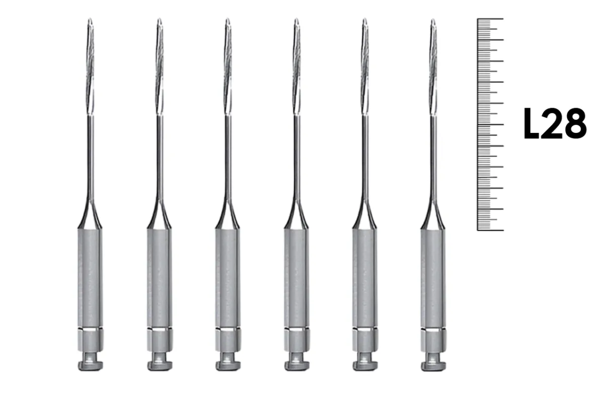 Largo RA 28мм №1 (6 шт), Dentsply Sirona - расширители прямых корневых каналов