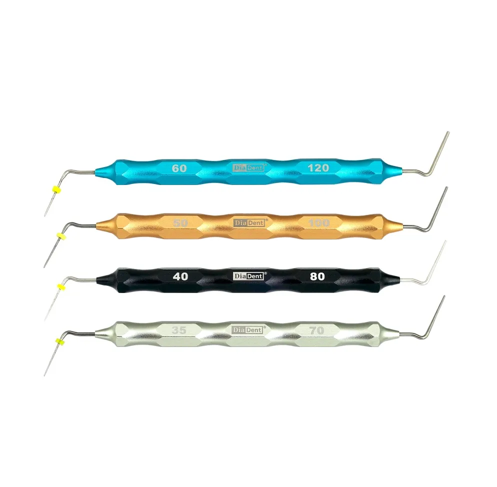 Набор ручных плагеров (плаггеров) DiaDent Dia-Kondensor Complete Set (4 шт - 35/70, 40/80, 50/100, 60/120)