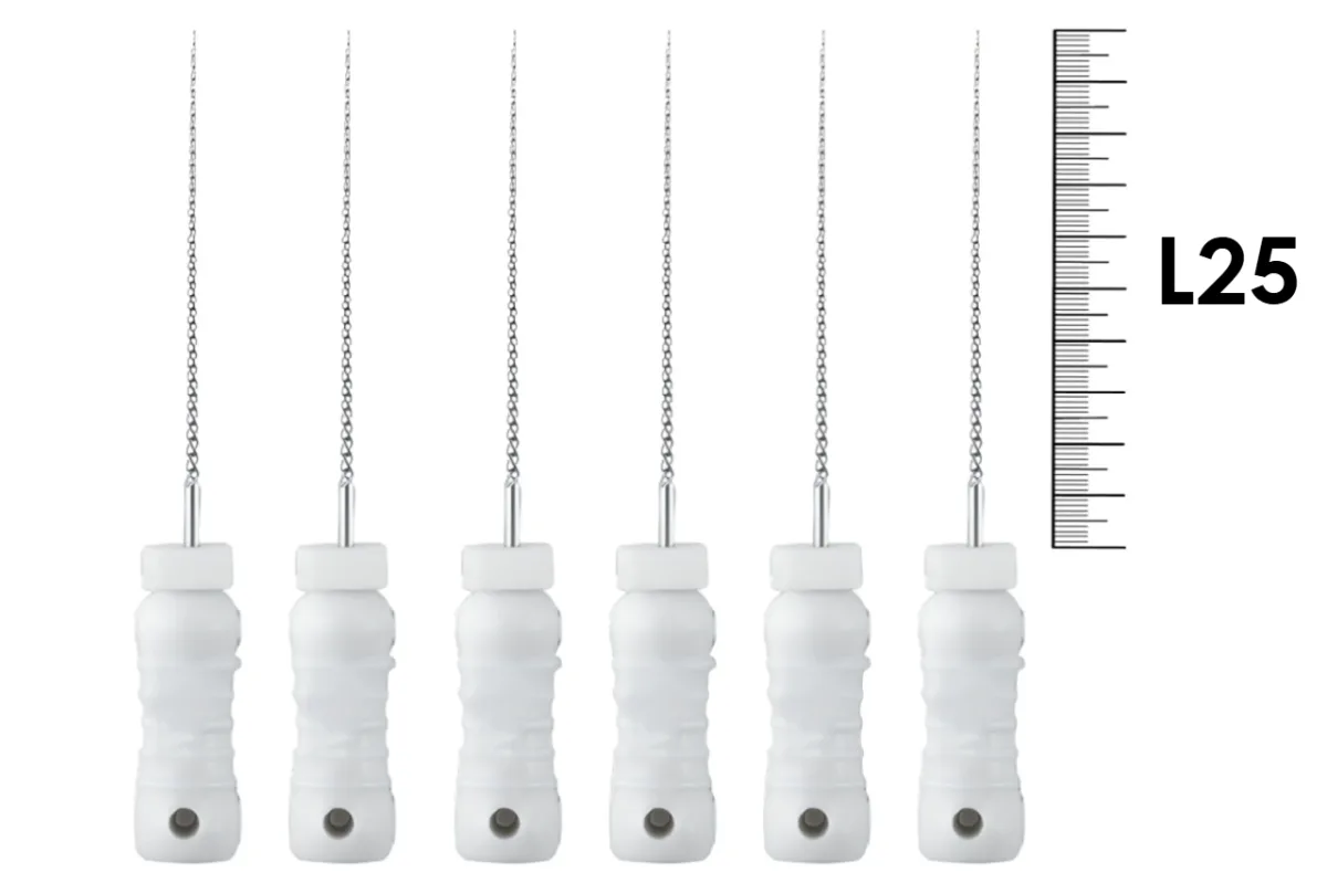 K-File ReadySteel 25мм №90 (6 шт), Dentsply Sirona - ручные файлы, каналорасширители, в стерильном блистере