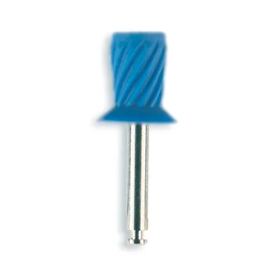 Полировочные чашечки Pro-Cup мягкие Latch-Type, голубые (винтообразные), 30 шт